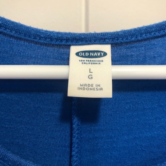 Old Navy Blue Sleeveless Scoop Neck Maxi Sundress - Picture 2 of 5